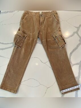 Arizona Jean Company Tan Corduroy Cargo Pants
